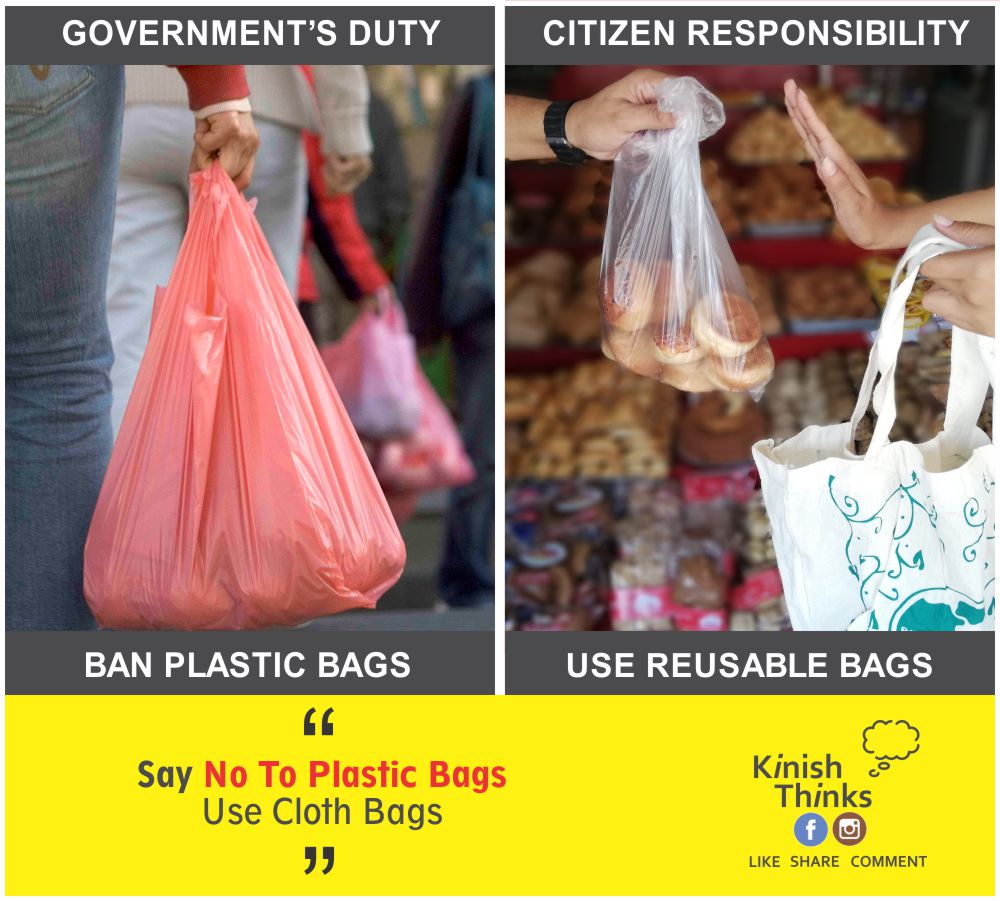 Say No to Plastic Bags, Use Cloth Bags