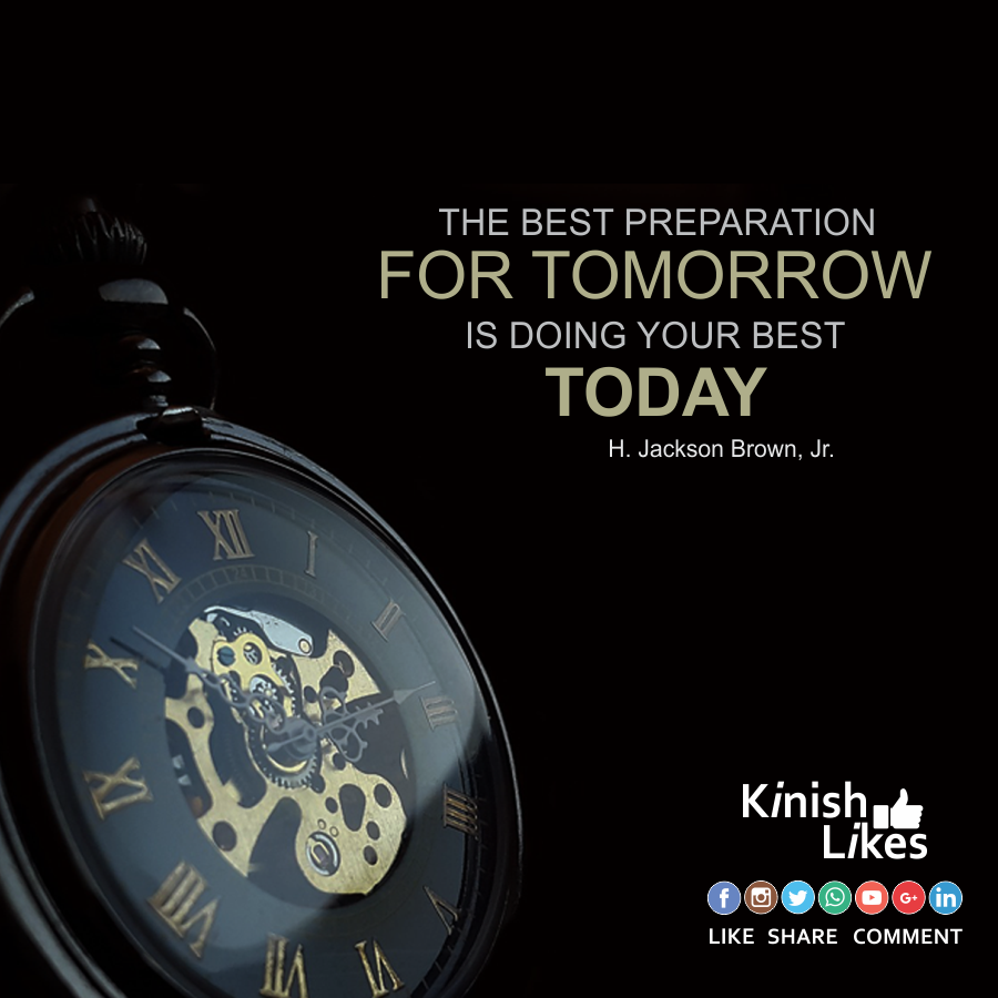 Doing Your Best Today
