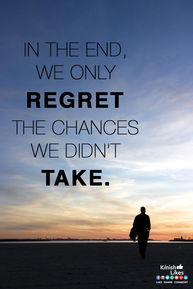 Take chances in life