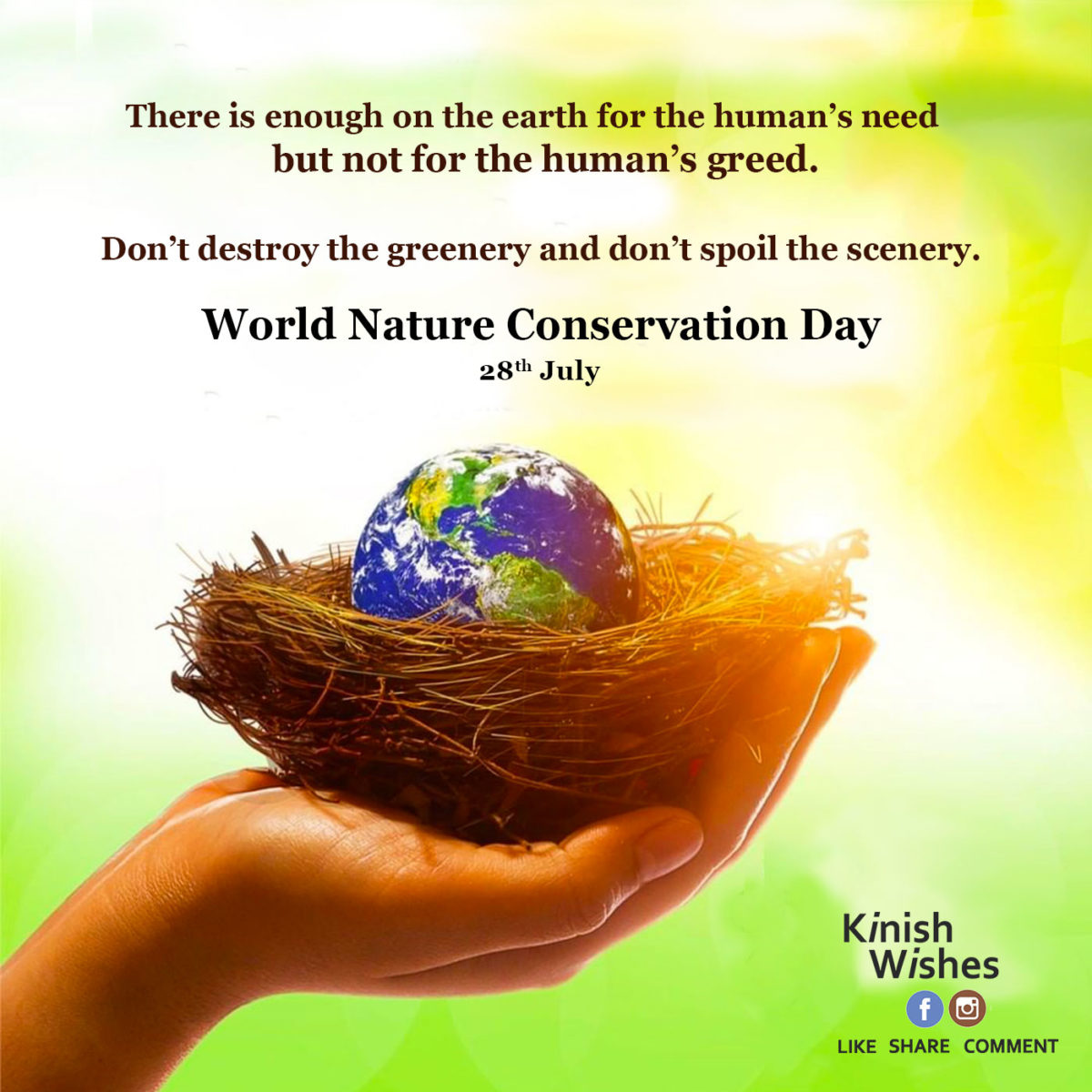 World Nature Conservation day